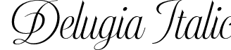 Delugia Italic font - Delugia.otf