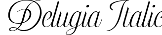 Delugia Italic font - Delugia.ttf