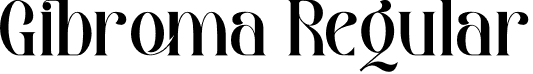 Gibroma Regular font - gibroma.otf