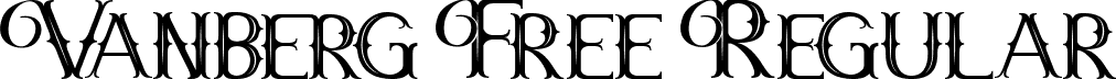 Vanberg Free Regular font - vanberg-font.ttf