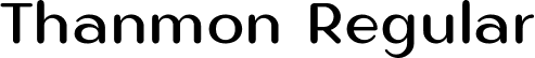 Thanmon Regular font - Thanmon.ttf