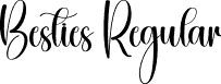 Besties Regular font - Besties.otf