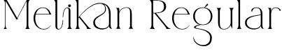 Melikan Regular font - Melikan.otf