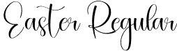 Easter Regular font - Easter.otf