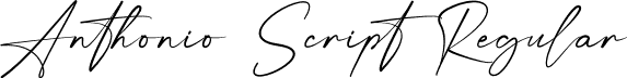 Anthonio Script Regular font - anthonioscript-k7e4o (1).otf