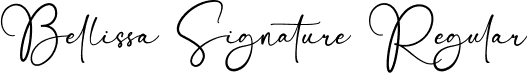 Bellissa Signature Regular font - BellissaSignature.ttf