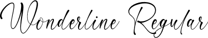 Wonderline Regular font - Wonderline.ttf