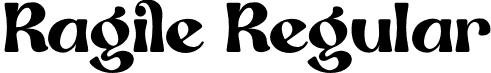 Ragile Regular font - Ragile.otf