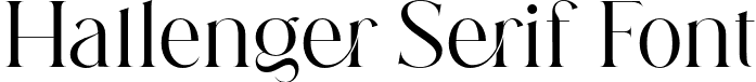 Hallenger Serif Font font - HallengerSerifFont.otf