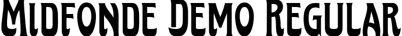 Midfonde Demo Regular font - Midfondedemo-ZV7Rl.ttf