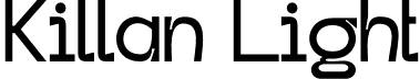 Killan Light font - Killan-Light.otf