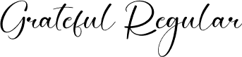 Grateful Regular font - Grateful.otf