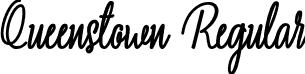 Queenstown Regular font - Queenstown-OVrje.otf