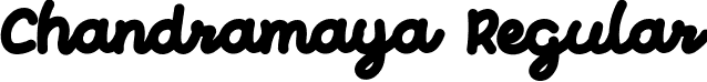 Chandramaya Regular font - Chandramaya.otf