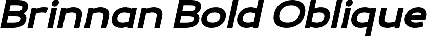 Brinnan Bold Oblique font - Brinnan Bold Oblique.otf