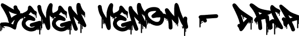 Seven Venom - Drip font - Seven Venom - Drip.otf