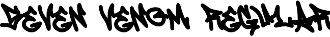 Seven Venom Regular font - Seven Venom.otf