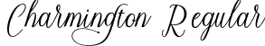 Charmington Regular font - Charmington.otf