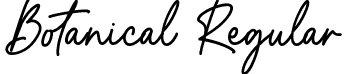 Botanical Regular font - Botanical.ttf