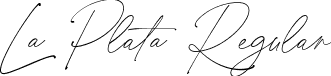 La Plata Regular font - la-plata.otf