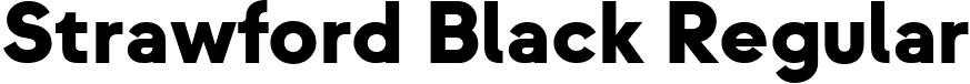 Strawford Black Regular font - Strawford Black.ttf