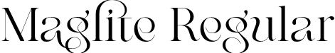 Maglite Regular font - Maglite.otf