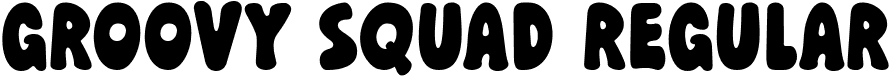 Groovy Squad Regular font - Groovy Squad.otf