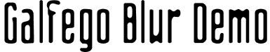 Galfego Blur Demo font - GalfegoBlur-Regular_demo.otf