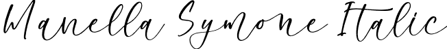 Manella Symone Italic font - Manella-Symone-Italic.otf