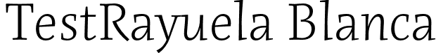 TestRayuela Blanca font - Test_Rayuela-Blanca.otf