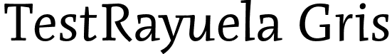 TestRayuela Gris font - Test_Rayuela-Gris.otf