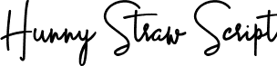 Hunny Straw Script font - Hunny Straw Script.ttf