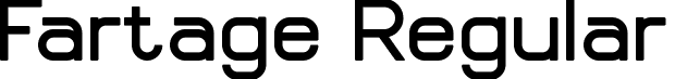 Fartage Regular font - Fartage.ttf