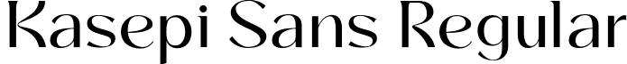 Kasepi Sans Regular font - kasepi-sans.otf