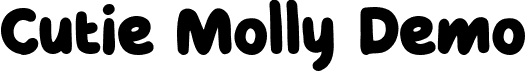 Cutie Molly Demo font - Cutiemollydemo-2ORE3.ttf