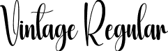 Vintage Regular font - Vintage.otf