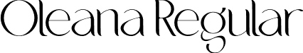 Oleana Regular font - Oleana.otf