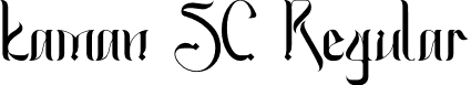 kaman SC Regular font - kamanSC-Regular.otf