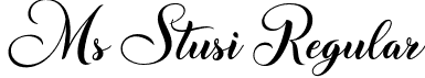 Ms Stusi Regular font - Ms-Stusi.otf