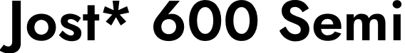 Jost* 600 Semi font - Jost-600-Semi.otf