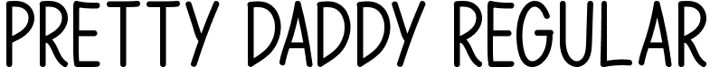 Pretty Daddy Regular font - Pretty Daddy.otf