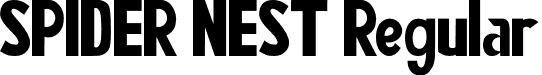 SPIDER NEST Regular font - SPIDER NEST PERSONAL USE ONLY!.ttf