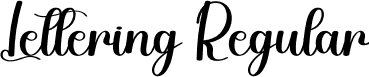 Lettering Regular font - Lettering.otf