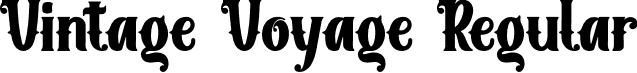 Vintage Voyage Regular font - VintageVoyage.otf