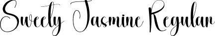 Sweety Jasmine Regular font - Sweety-Jasmine.otf