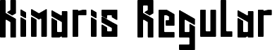 Kimaris Regular font - Kimaris-Demo.ttf