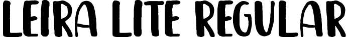 Leira Lite Regular font - Leira-Lite.ttf