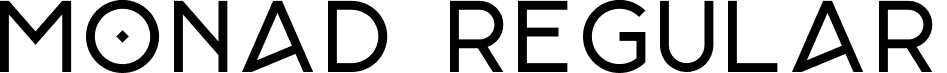 Monad Regular font - Monad.otf