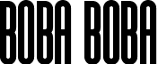 Boba Boba font - Boba.otf