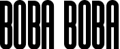 Boba Boba font - Boba.ttf